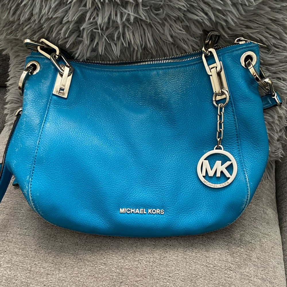 Michael kors blue bag.